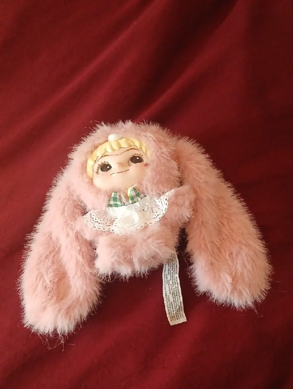 Wakuku Pink Bunny Accessory Keychain